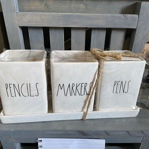 Rae dunn pencils markers and pens